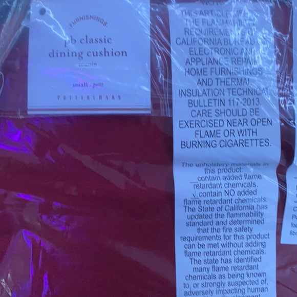 Red seat cushions - Picture 5 of 5